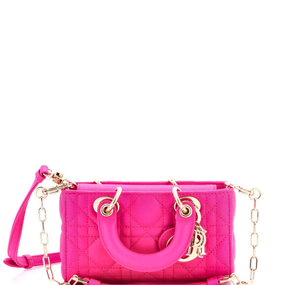 Christian Dior Handbags - Christian Dior Micro Lady D-Joy Bag Cannage Quilt Lambskin